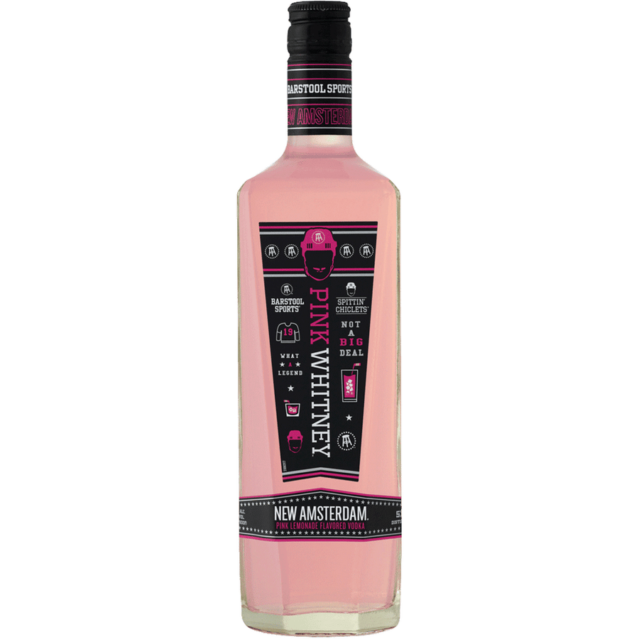 New Amsterdam Pink Whitney 50ML Front Bottle Label