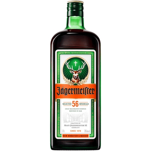 Jagermeister Herbal Liqueur 50ML Front Bottle Label