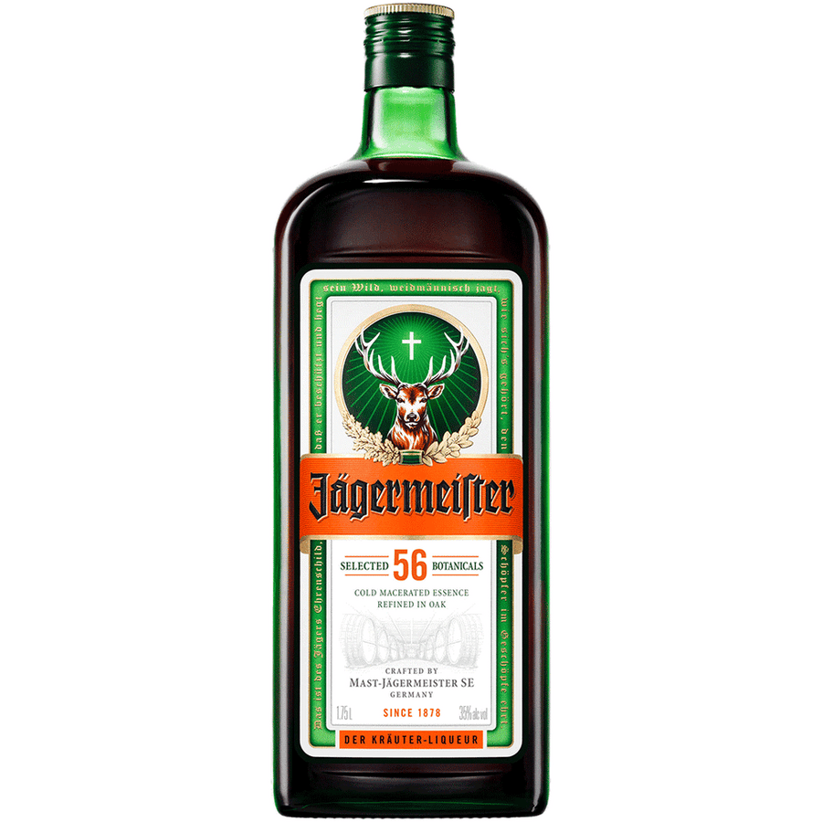 Jagermeister Herbal Liqueur 50ML Front Bottle Label