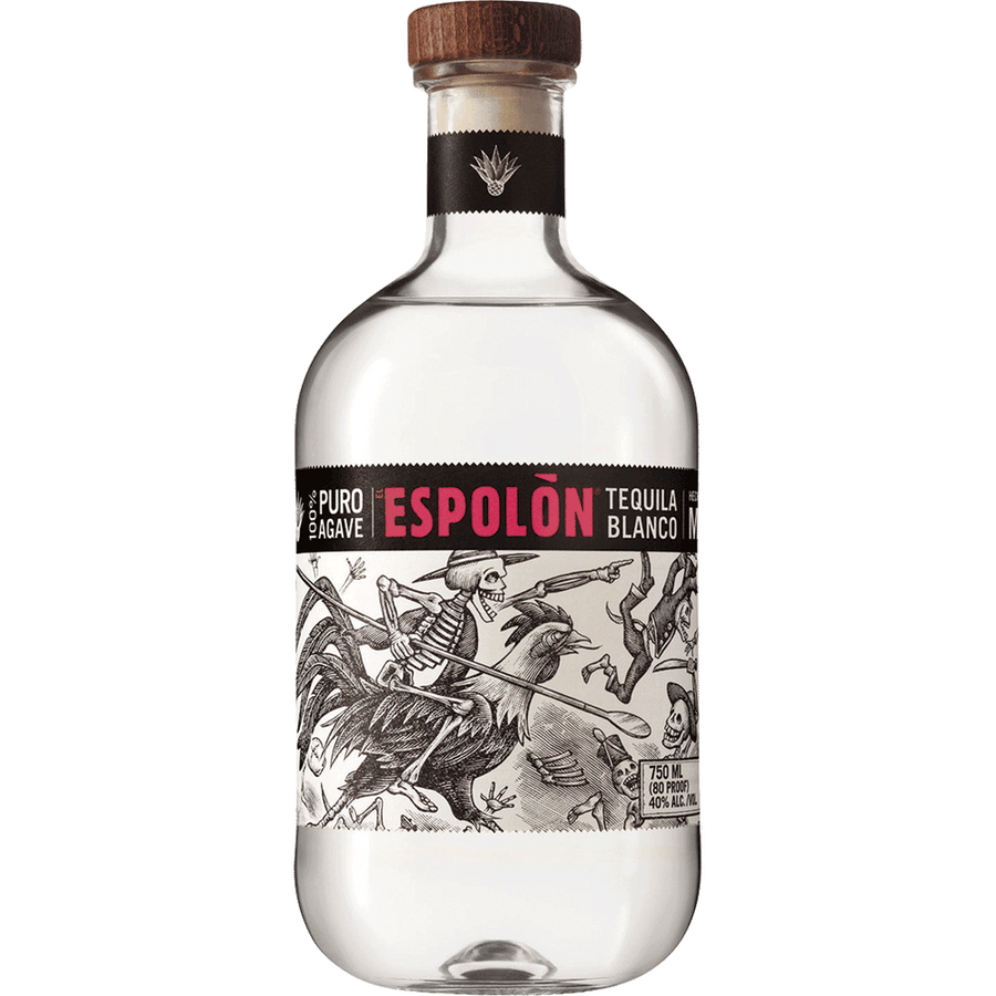 Espolon Tequila Blanco 375ML Front Bottle Label