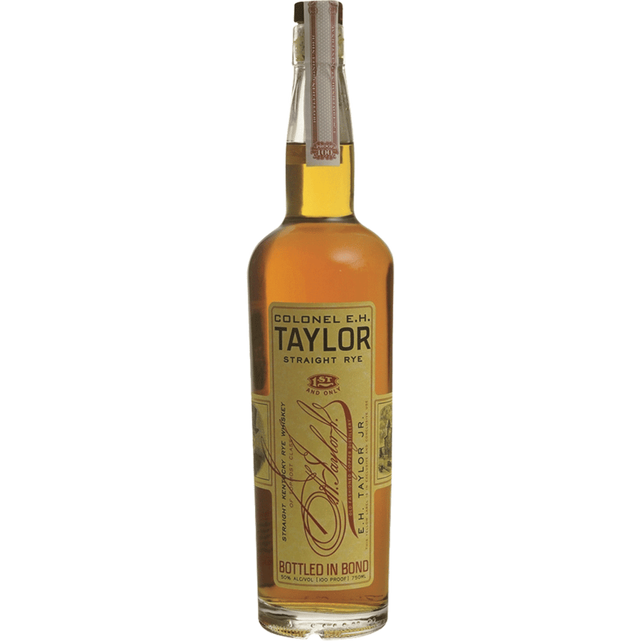 E H Taylor Straight Rye 750ML Front Bottle Label
