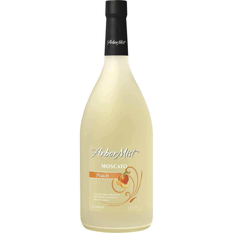 Arbor Mist Peach Moscato 1.5L Front Bottle Label