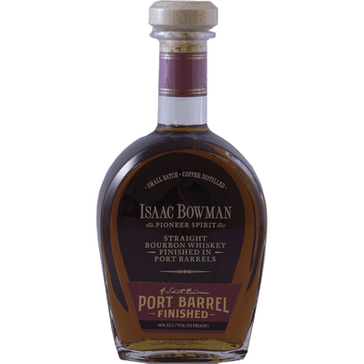 Isaac Bowman Port Finish Straight Bourbon - Bourbon bottle available at Buffalo House Liquor & Wines