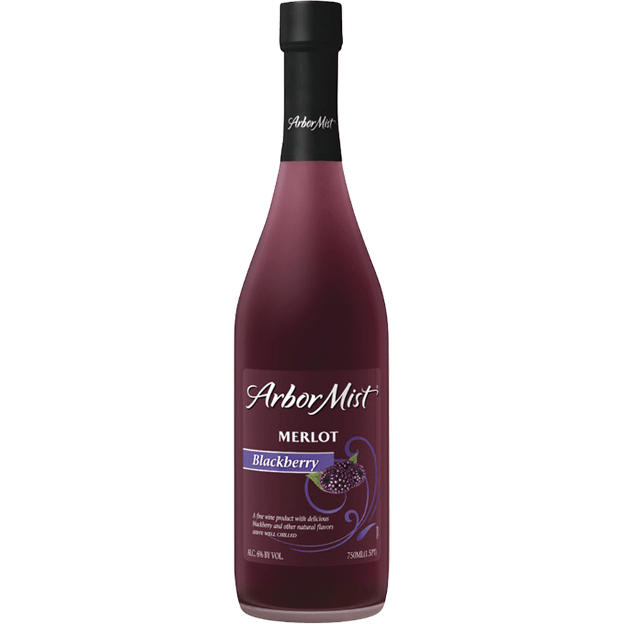 Arbor Mist Blackberry Merlot 750ML Front Bottle Label
