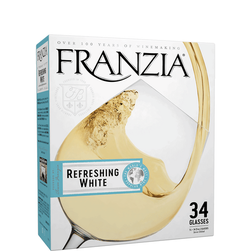 Franzia Refreshing White 5L Front Bottle Label