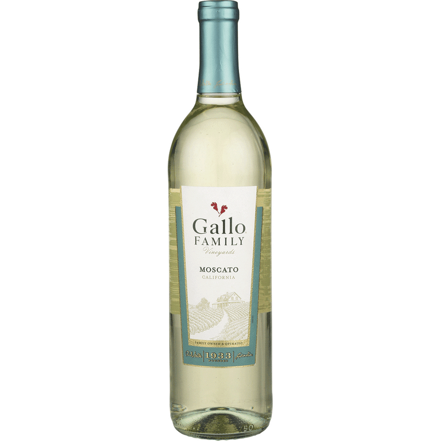 Gallo Family Vineyards Moscato 1.5L Front Bottle Label