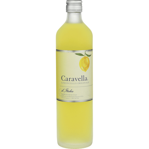 Caravella Limoncello 375ML Front Bottle Label