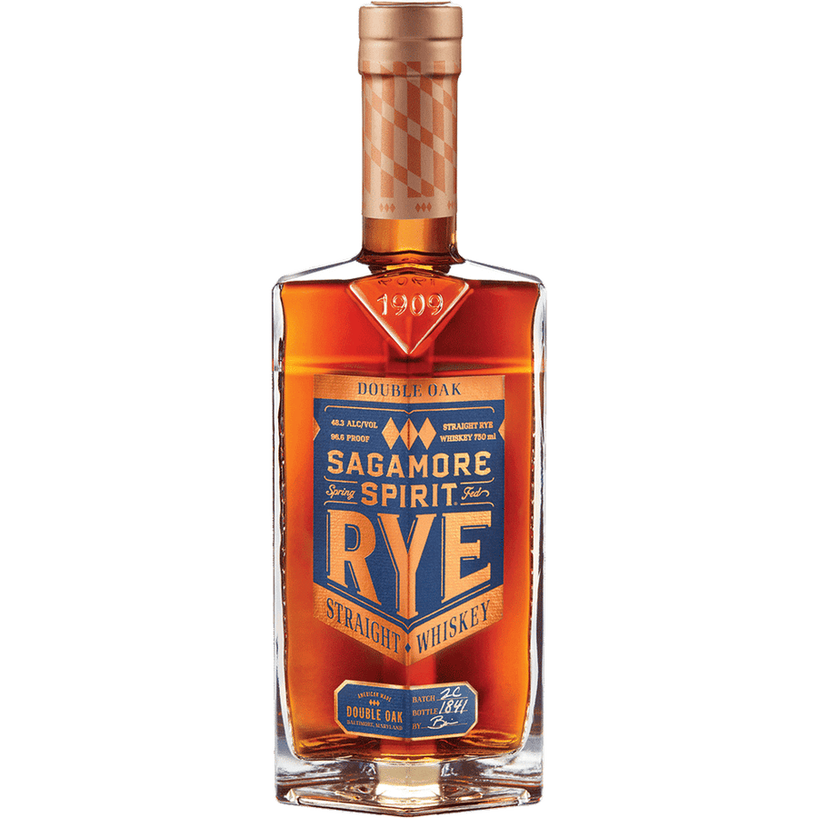 Sagamore Spirit Double Oak Rye Whiskey 750ML Front Bottle Label