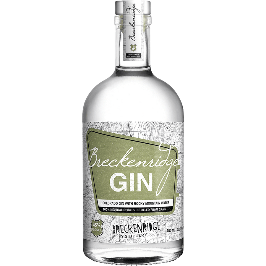 Breckenridge Distillery Gin 750ML Front Bottle Label
