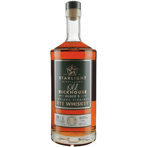 Starlight Old Rickhouse Rye 750ML Front Bottle Label