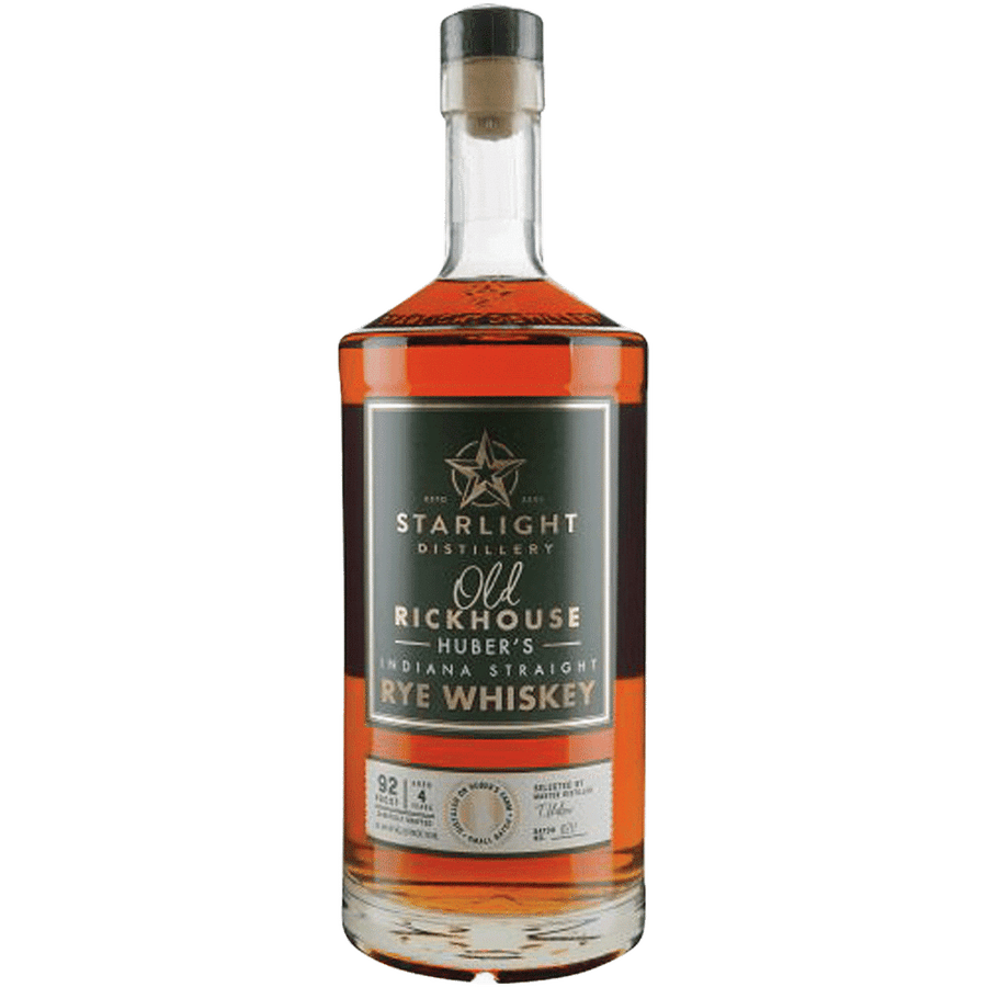 Starlight Old Rickhouse Rye 750ML Front Bottle Label