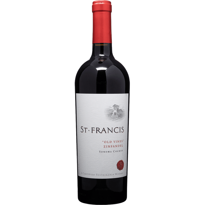 St. Francis Sonoma County Zinfandel - Red Wine bottle available at Buffalo House Liquor & Wines