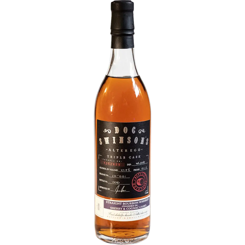 Doc Swinson's Triple Cask Bourbon - Bourbon bottle available at Buffalo House Liquor & Wines