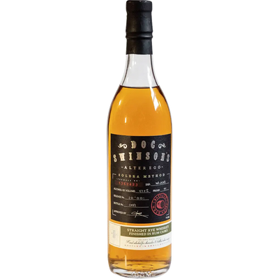 Doc Swinson's Finished in Solera Rye whiskey bottle — Buffalo House Liquor Tonawanda NY