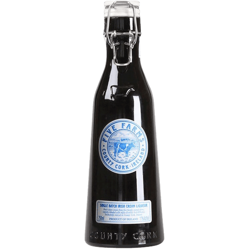 Five Farms Irish Cream 375ML Front Bottle Label