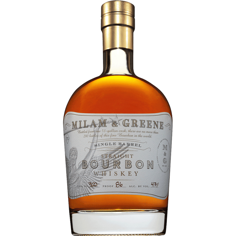 Milam & Greene Single Barrel Straight - Bourbon bottle available at Buffalo House Liquor & Wines