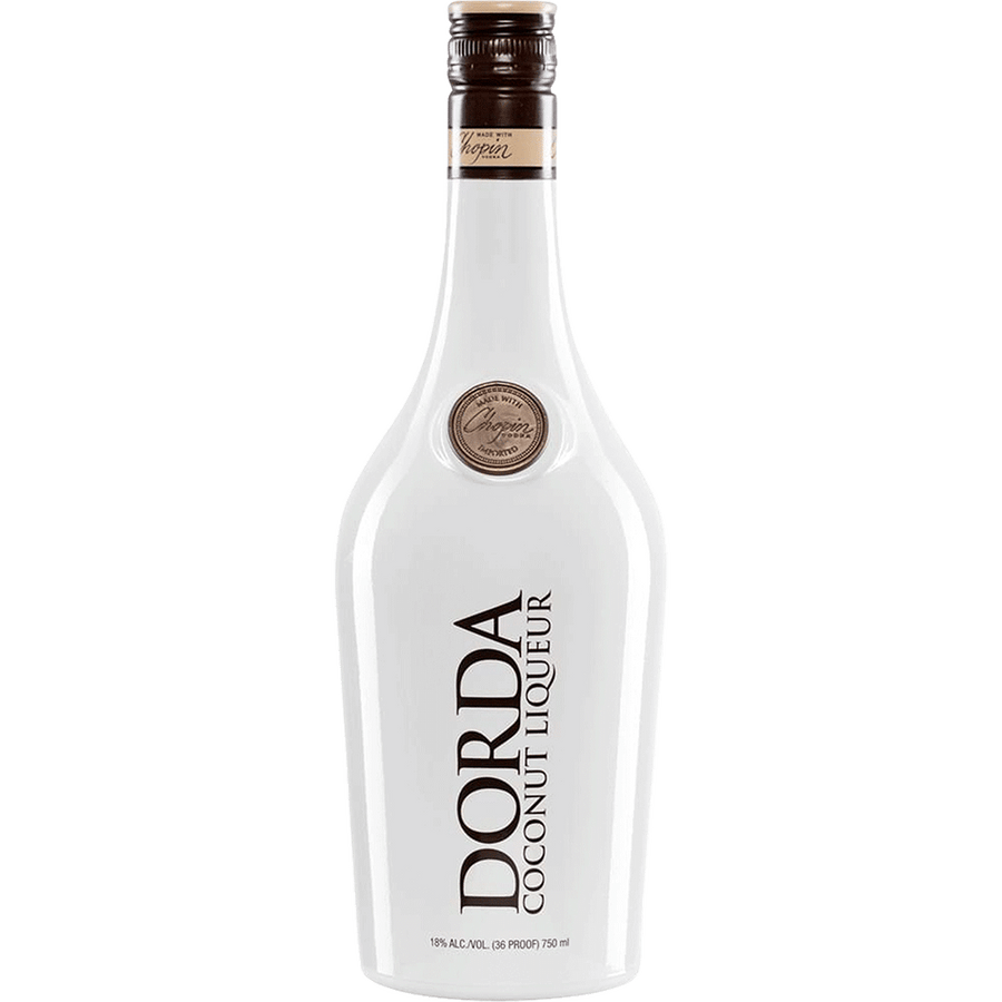 Dorda Coconut Liqueur 750ML Front Bottle Label