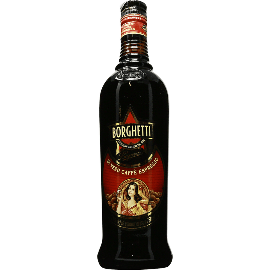 Borghetti liq caffee espresso 750ML Front Bottle Label