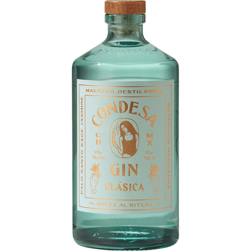 Condesa Gin Clasica Gin 750ML Front Bottle Label