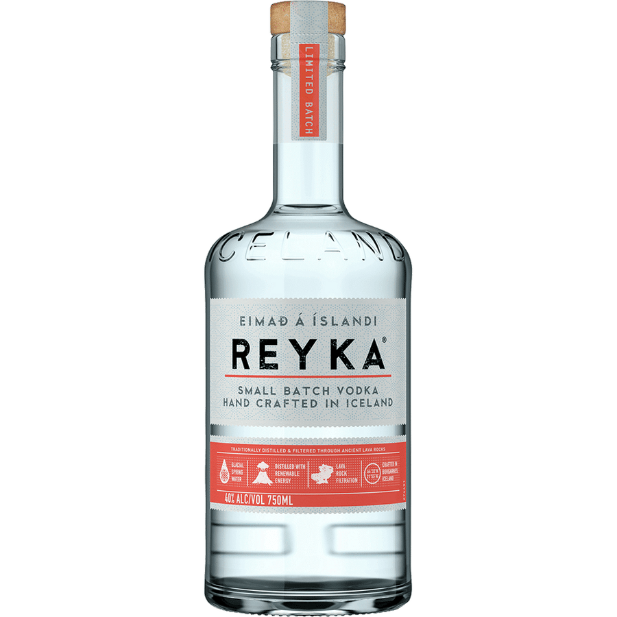 Reyka Vodka 750ML Front Bottle Label