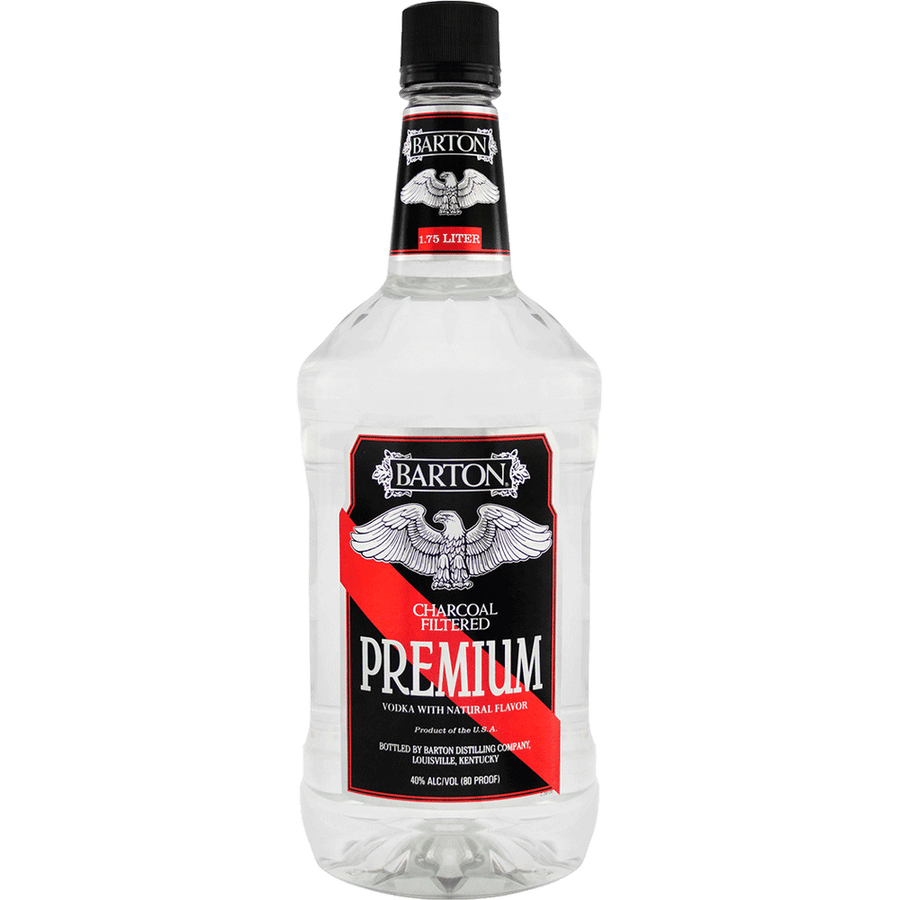 Barton Vodka 1L Front Bottle Label