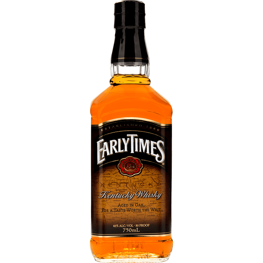 Early Times Whisky 1.75L Front Bottle Label