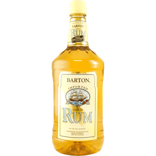 Barton Rum Dark Gold 1.75L Front Bottle Label