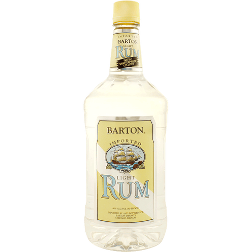 Barton Light Rum 1.75L Front Bottle Label