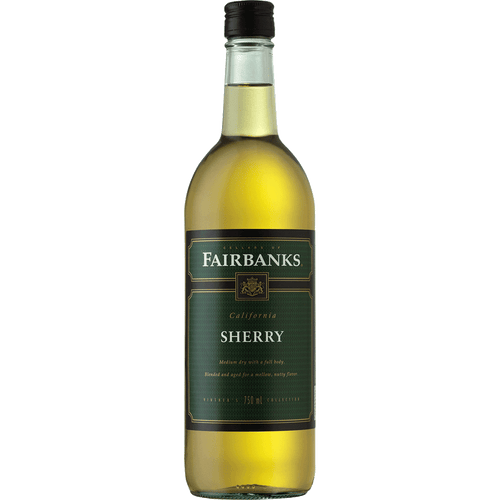 Fairbanks Sherry 1.5L Front Bottle Label