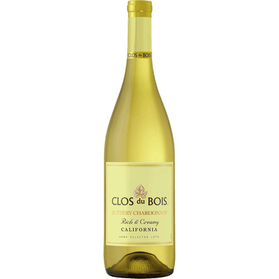 Clos du Bois Buttery Chardonnay - White Wine bottle available at Buffalo House Liquor & Wines