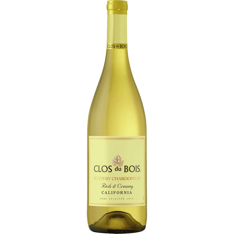 Clos du Bois Buttery Chardonnay - White Wine bottle available at Buffalo House Liquor & Wines