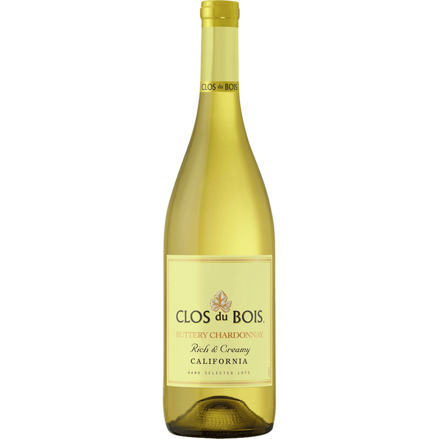 Clos du Bois Buttery Chardonnay 750ML Front Bottle Label