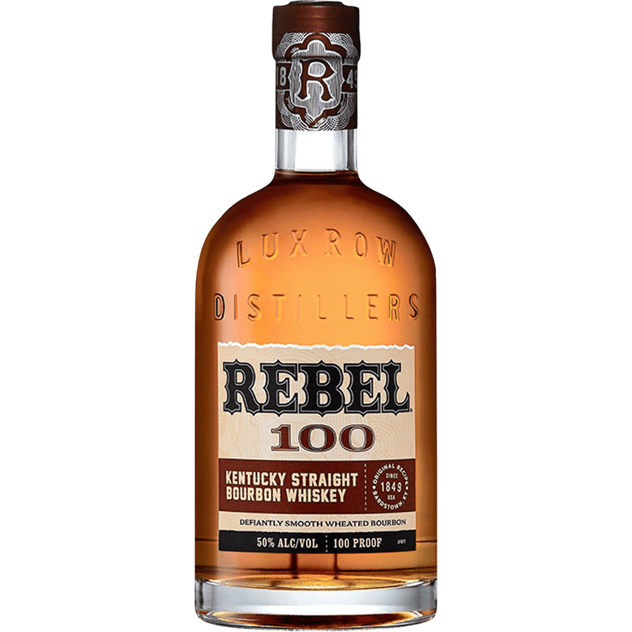 Rebel Kentucky Straight Bourbon 100 Proof 750ML Front Bottle Label