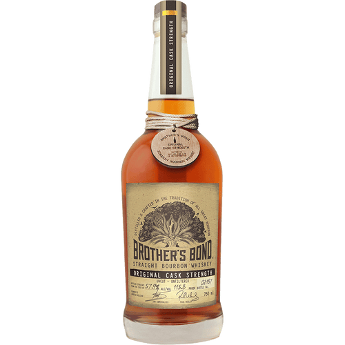 Brother's Bond Cask Strength Bourbon 750ML Front Bottle Label
