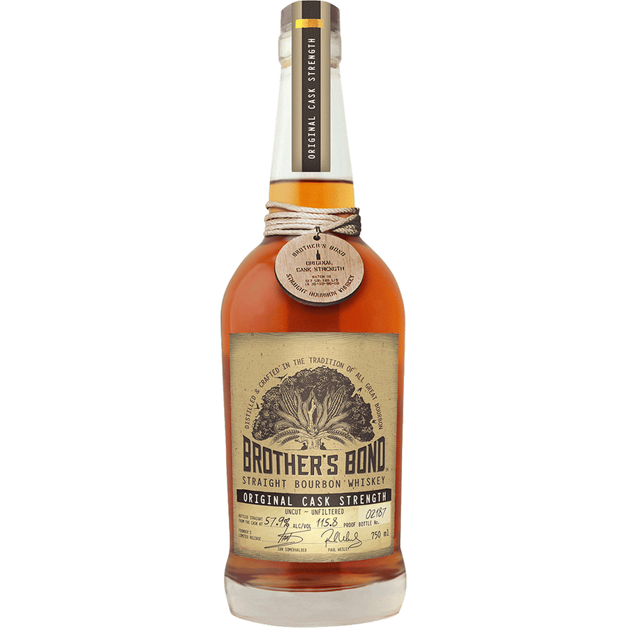 Brother's Bond Cask Strength Bourbon 750ML Front Bottle Label