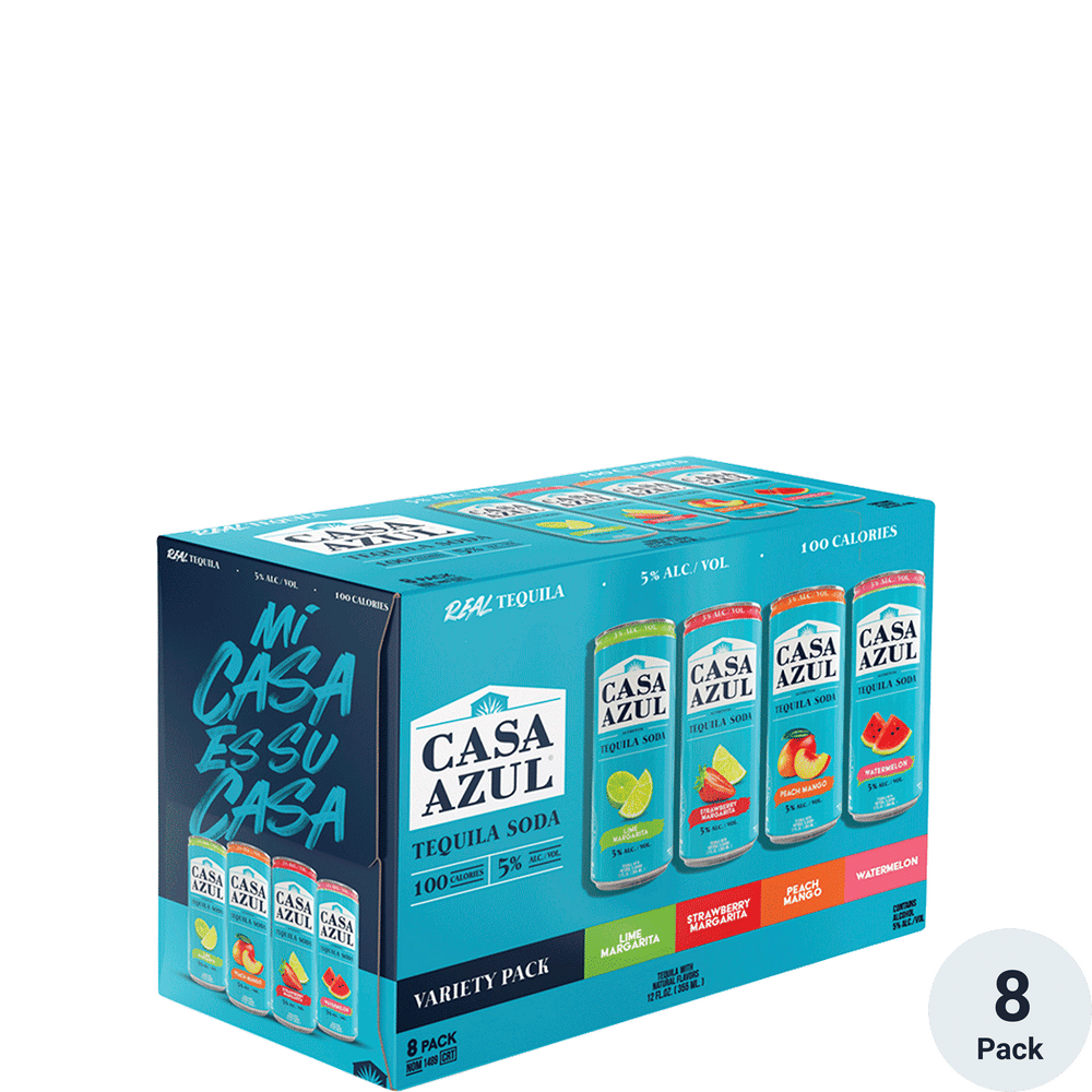 Casa Azul Tequila Soda Variety Pack