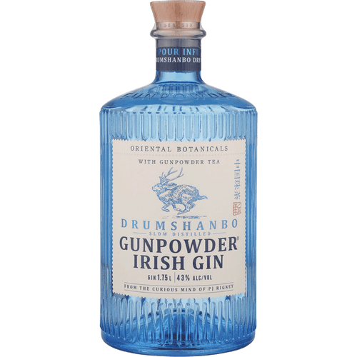 Drumshanbo Gunpowder Irish Gin 50ML Front Bottle Label