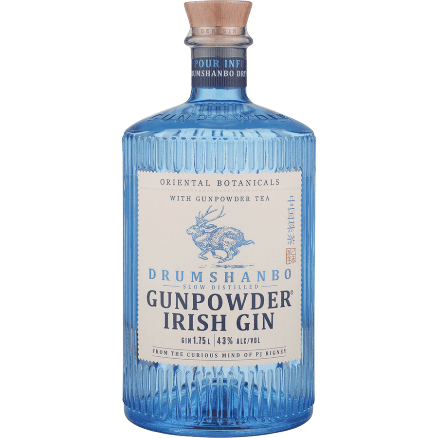 Drumshanbo Gunpowder Irish Gin 50ML Front Bottle Label