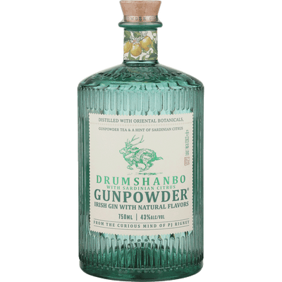 Drumshanbo Gunpowder Sardinian Gin - Gin bottle available at Buffalo House Liquor & Wines