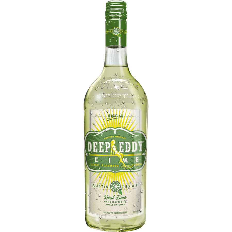 Deep Eddy Lime Vodka 1.75L Front Bottle Label