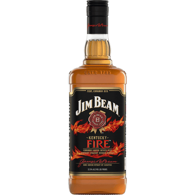 Jim Beam Fire Kentucky Straight Bourbon - Bourbon bottle available at Buffalo House Liquor & Wines