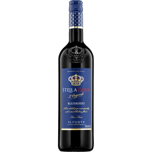 Stella Rosa Blueberry 750ML Front Bottle Label