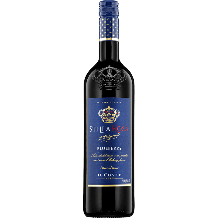 Stella Rosa Blueberry 750ML Front Bottle Label