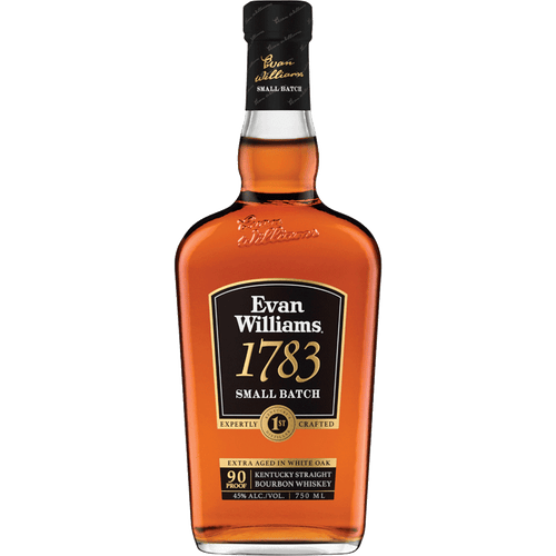 Evan Williams 1783 Small Batch 750ML Front Bottle Label