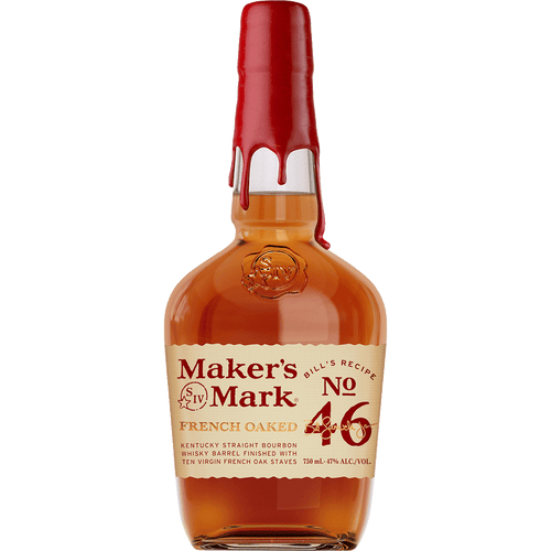 Maker's Mark 46 Bourbon Whisky 375ML Front Bottle Label