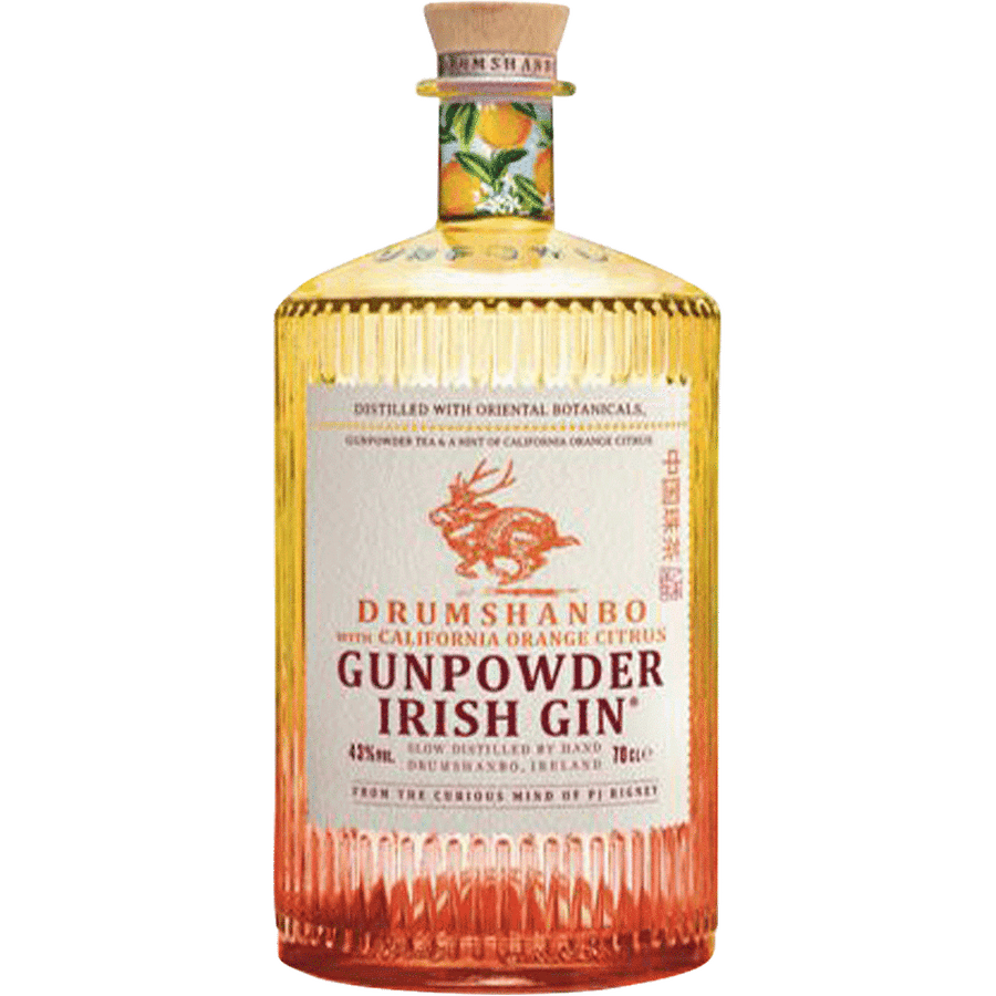 Drumshanbo Gunpowder Orange Citrus Gin 50ML Front Bottle Label