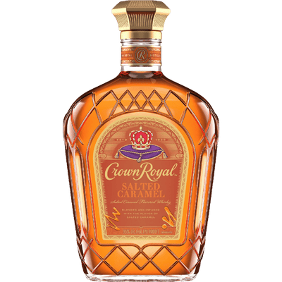 Crown Royal Salted Caramel flavored Canadian whisky bottle
