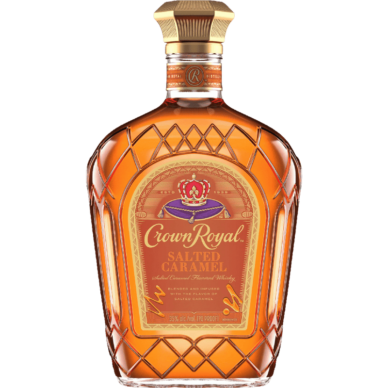 Crown Royal Salted Caramel flavored Canadian whisky bottle