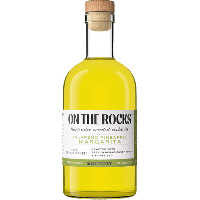 On The Rocks Jalapeno Pineapple Margarita - Ready to Drink available at Buffalo House Liquor & Wines