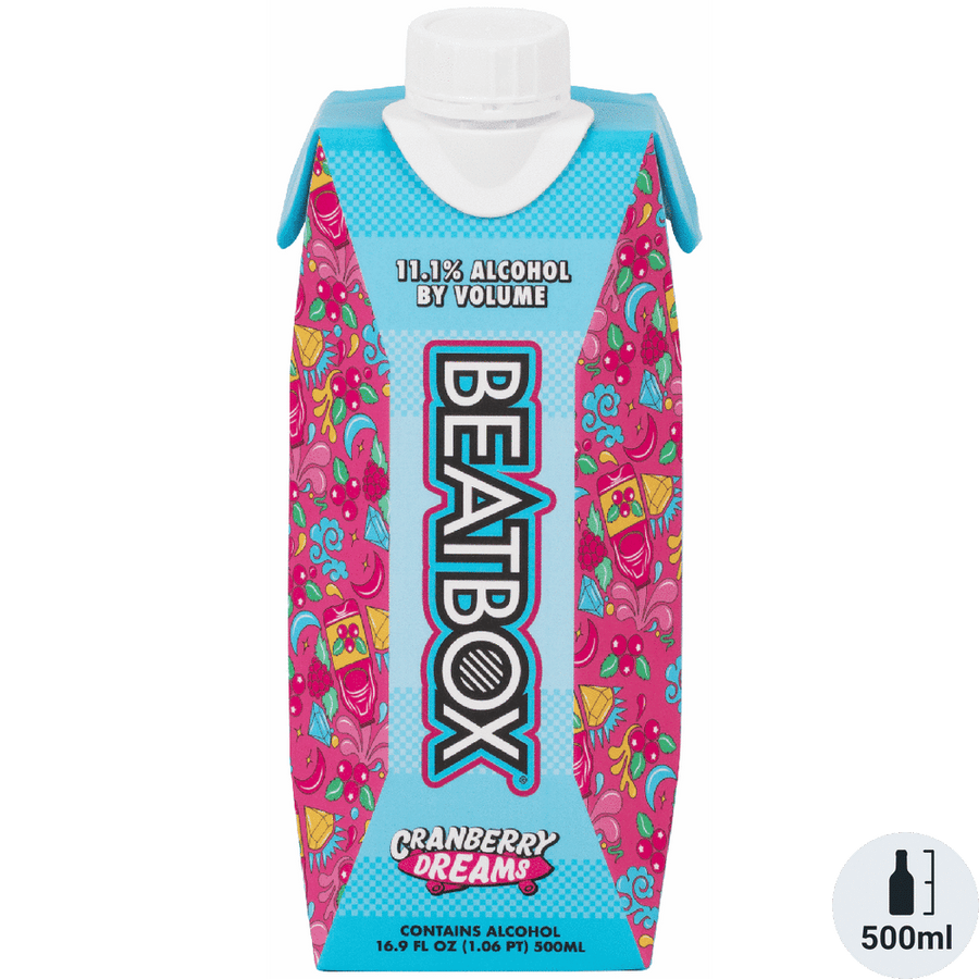 Beatbox Cranberry Dreams 500ML Front Bottle Label